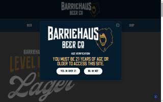 BarrieHaus Beer Co Trinity website