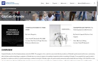 CityLab-Orlando (University of Florida Graduate School of Architecture at CityLab-Orlando) website