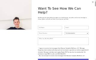 Hanson Complete Wellness of University website
