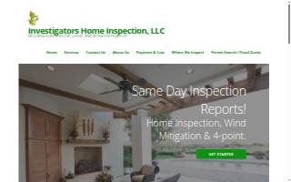 Investigators Home Inspection, LLC of University website