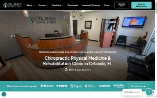 Orlando Spine Studio website