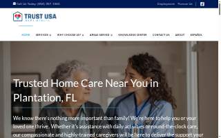 Trust USA Home Health website