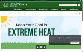 University of Miami Counseling website