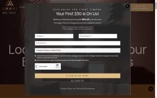 Amani Med Spa website