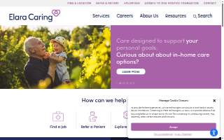 Elara Caring website