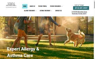 Partners In Allergy & Asthma Care PA website