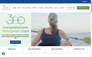 360 Orthopedics of Venice website