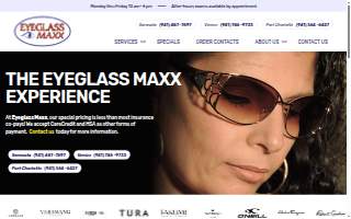 Eyeglass Maxx Venice website