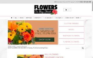 Flowers On Bay Street website