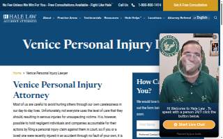Hale Law - Accident Attorneys website