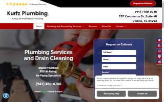 Kurtz Plumbing website