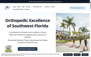Orthopedic Center of Venice website