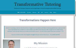 Transformative Tutoring, LLC of Venice website