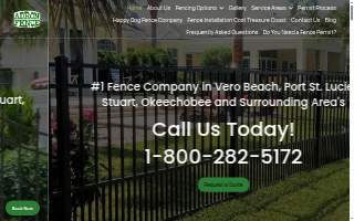 Adron Fence Vero Beach website