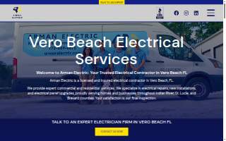 Arman Electric of Vero Beach website