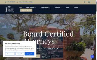 Collins Brown Barkett, Chartered website