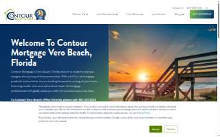 Contour Mortgage, Vero Beach website