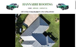 Hannabri Roofing website