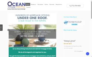 Ocean Mortgage Capital website