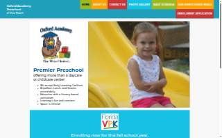 Oxford Academy Preschool website