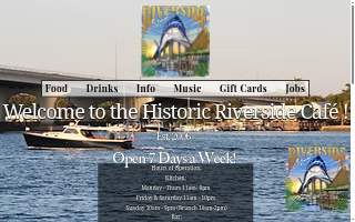 Riverside Cafe website