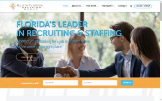South Florida Staffing website