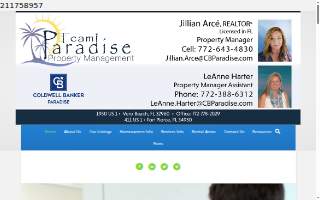 Team Paradise Property Management website
