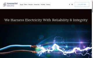 Toussaint Electric website