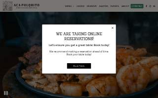 Acapulquito Cocina Mexicana website