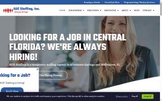 Aue Staffing, INC. website