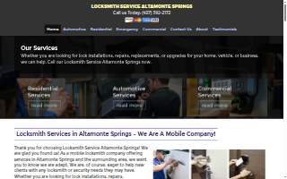 Locksmith Service Altamonte Springs website