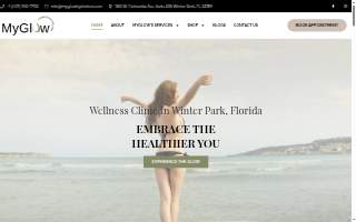 MYGLOW Hydration & Wellness of Wekiwa Springs website
