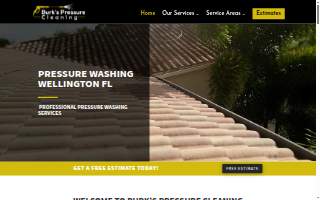 Burk's Pressure Cleaning website