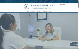 Iliana Campos Law Firm of Wellington website