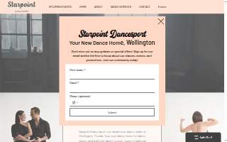 Starpoint Dancesport website