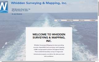 Whidden Surveying & Mapping of Wellington website