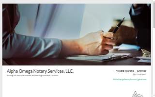 Alpha Omega Notary Services LLC website