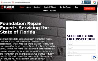 Camrock Foundations of Wesley Chapel website