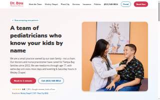 Dr. Bou Pediatrics website