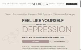 NeuroSpa Mental Health & Wellness website