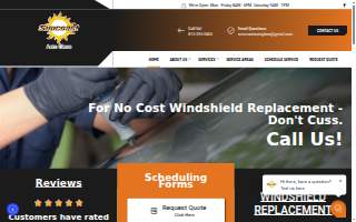 Suncoast Auto Glass of Wesley Chapel website