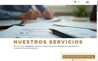 Vital Bridge Immigration website