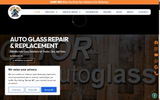 Gator Auto Glass website