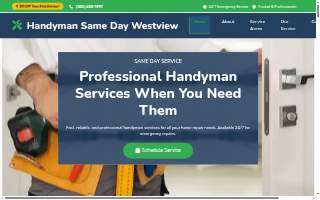 Handyman Same Day Westview website