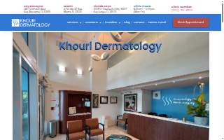 Khouri Dermatology of West Little River website