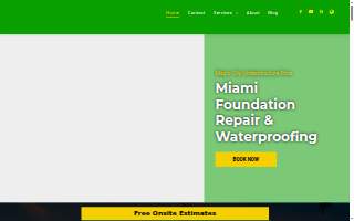 Miami Foundation Repair & Waterproofing website