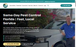 Native Pest Management of West Little River website