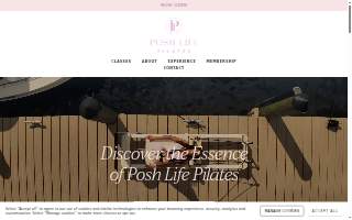 Posh Life Pilates website