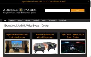 Audible Images AV website