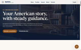 David P. Cho Immigration Services website
